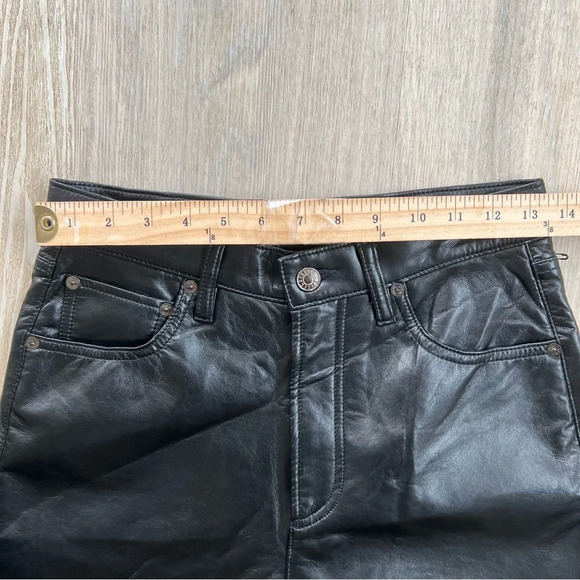 AGOLDE Riley Long Recycled Leather Blend
Straight Leg Detox Pants NWOT Size 26 - Picture 9 of 13